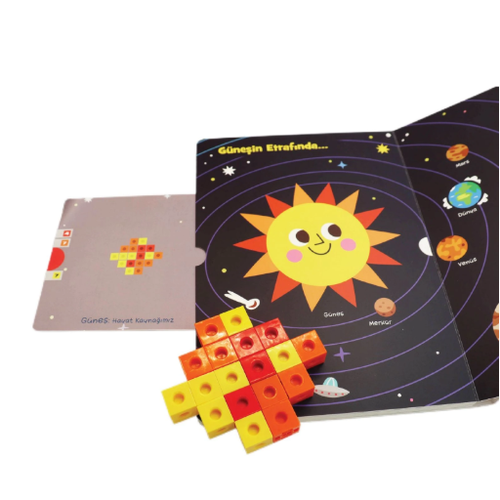 Uzay Yolu Eitici Blok Kitab | STEM ve Uzay Temal Eitim Seti