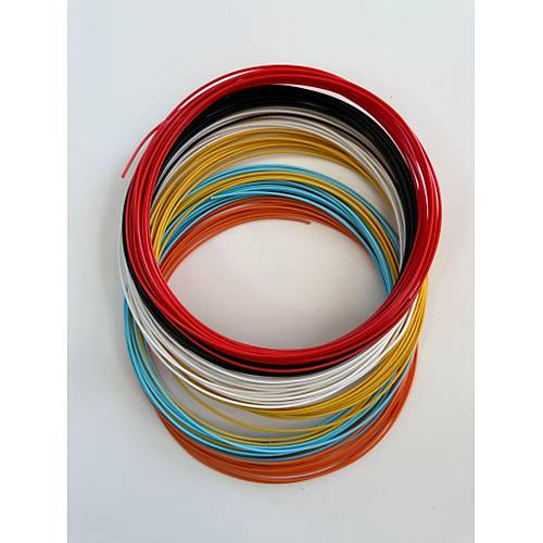 3D Kalem iin Filament Paketi - 6 Renk, 5'er Metre