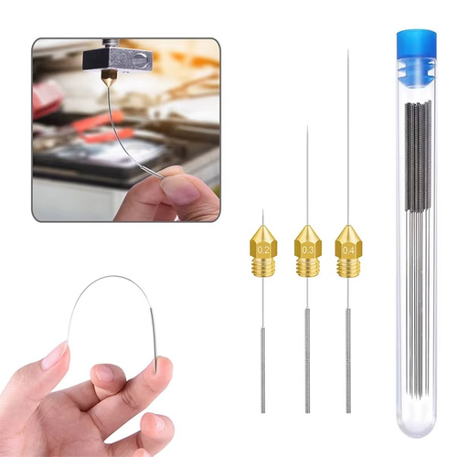 3D Yaz�c� Nozzle Temizleme ��ne Seti(0.3-0.35-0.4-0.5-0.6)