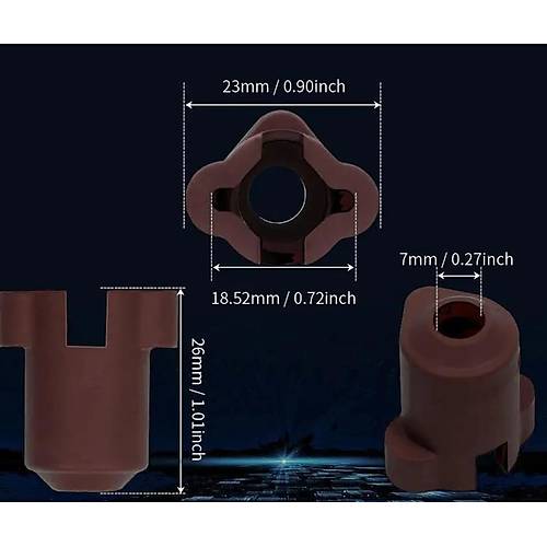 Creality K1C-Ender3 V3 Silikon orap(Kahverengi)