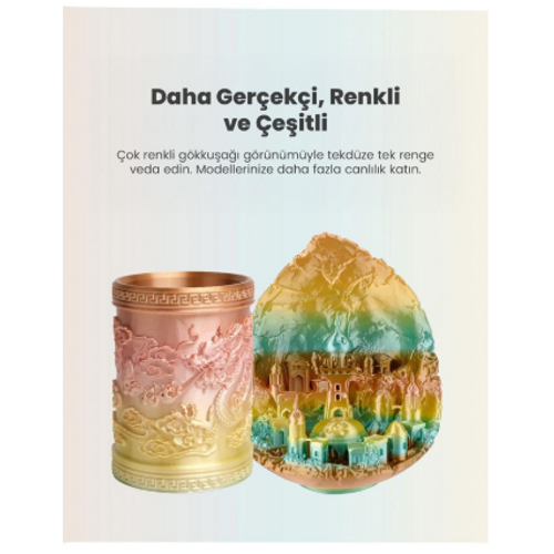 eSUN Silk PLA 3D Printer Filament G�kku�a�� ( Rainbow )