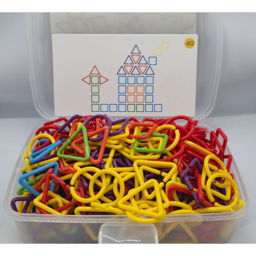 Renkli Geometrik Aktivite ekilleri  360 Para Eitici Balant Seti