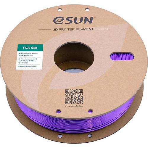 eSUN Silk PLA 3D Printer Filament Mor ( Purple )