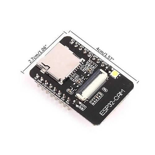 ESP32-CAM WiFi Bluetooth Gelitirme Kart + OV2640 Kamera Modl