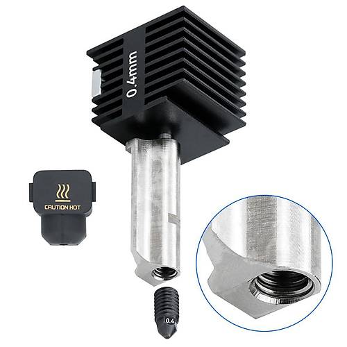 Bambu Lab A1-A1 Mini Sertle�tirilmi� �elik Mekanik Hotend Kiti-0.4mm
