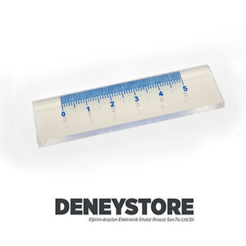 Cetvel (5 cm Saydam Mikroskop i�in)