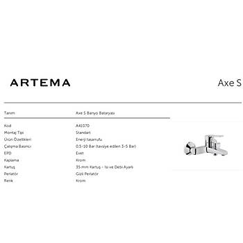 ARTEMA AXE S BANYO BATARYASI A41070