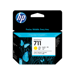 HP 711 3'l� paket 29 ml Sar� M�rekkep Kartu�u CZ136A