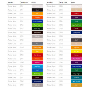 Unifol 3720 A��k Portakal Parlak 122x50