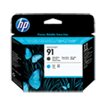 HP 91 Matte Black and Cyan Printhead C9460A
