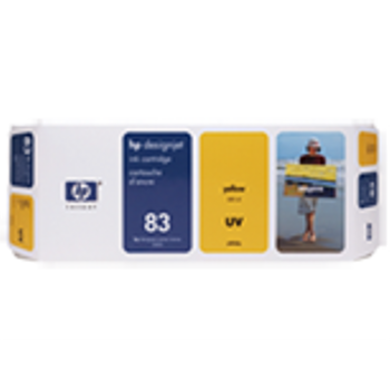 HP 83 680 ml UV Yellow Ink Cartridge C4943A