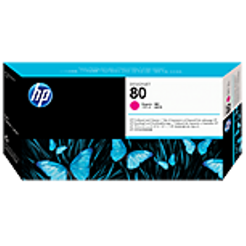 HP 80 Magenta Printhead and Printhead Cleaner C4822A