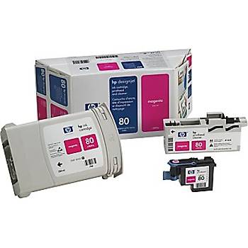 C4892A HP Designjet 1050C/1055 CM Krmz Kartu+Kafa+Kafa Temizleyici(350ml)