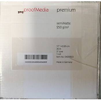 GMG ProofMedia Premium Semimatte 250 17x30mt