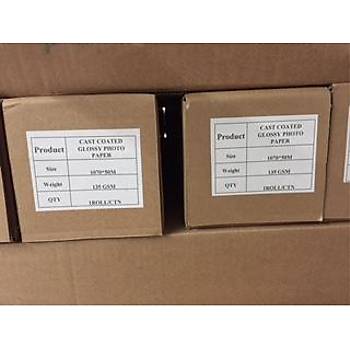 1070mmX50 MT CAST COATED GLOSSY PHOTO PAPER 135 GR