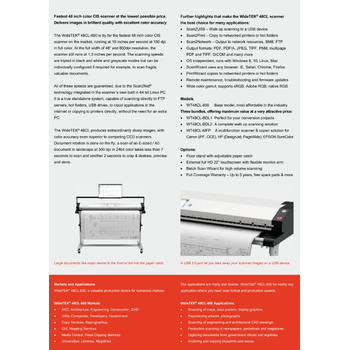 WideTEK� 48CL - Fastest 48 Inch Color CIS Scanner 122cm sonsuz tarama 2 y�l garantili