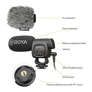 Boya BY-BM3011 Youtuber ve Vlogger Condenser Mikrofon