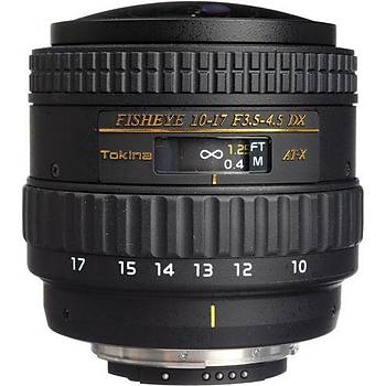 Tokina 10-17mm f/3.5-4.5 AT-X DX (Canon) Balýkgözü Lens