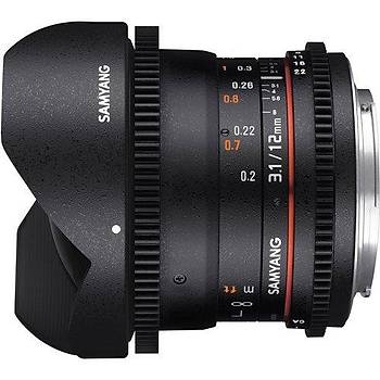 Samyang 12mm T3.1 VDSLR ED AS NCS Full Frame Nikon