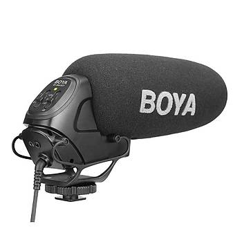 Boya BY-BM3031 DSLR Fotoðraf Makinesi Prof. Shotgun Tepe Mikrofon