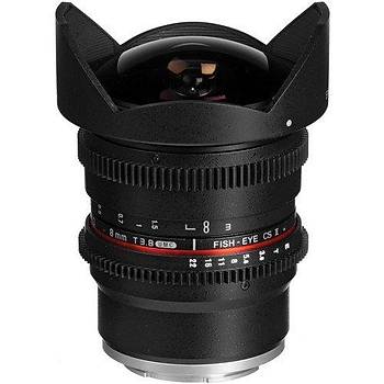 Samyang 8mm T3.8 VDSLR Sony E Uyumlu Lens