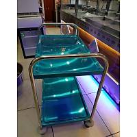 Paslanmaz Krom 2 Katl Servis Arabas