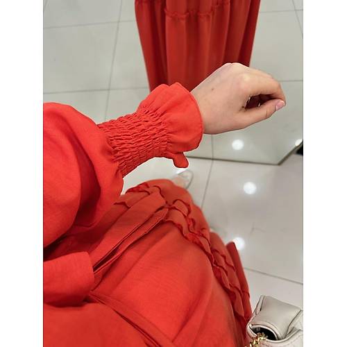 Orange Keten Elbise