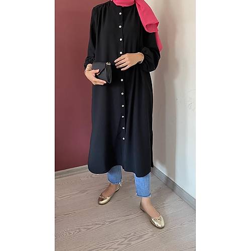 Siyah Basic Tunik