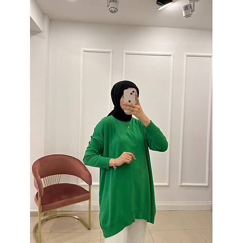 Yeil Merserize Tunik