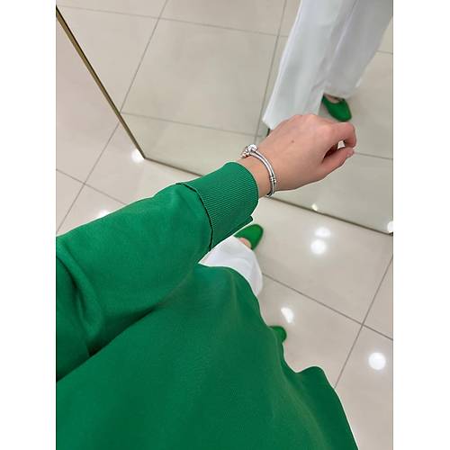 Yeil Merserize Tunik