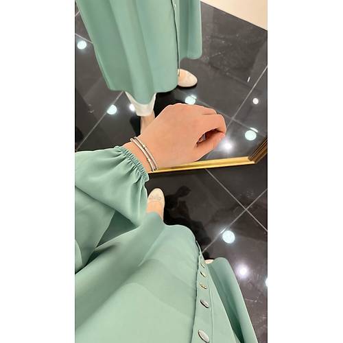 Mint Yeil Basic Tunik