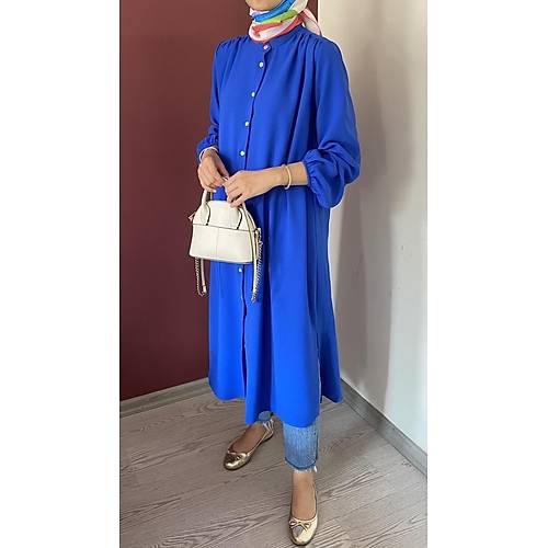 Basic Tunik-Saks Mavisi