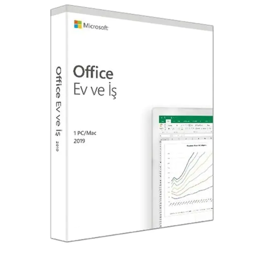 Microsoft Office 2019  32/64 Bit  Ev ve Ýþ Kutu BOX
