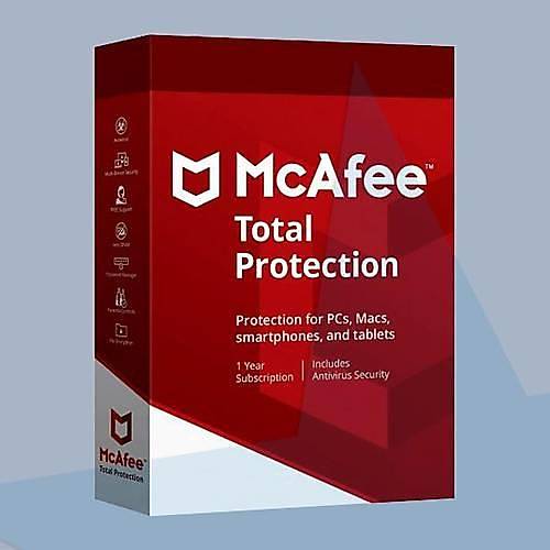 McAfee Total Protection 1 kullanc 1 yl Lisans Anahtar