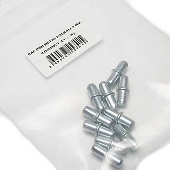Metal Raf Pimi Halkal 5mm 1 Paket 10 Adet (Ayder)