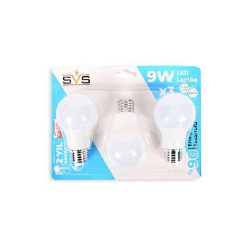 Svs 9W 3l Beyaz Led Blisterli Ampl