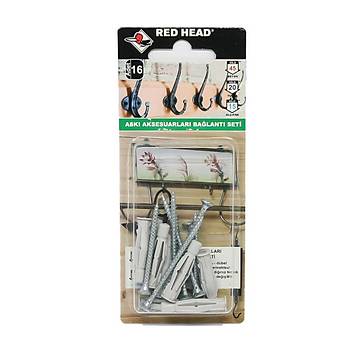 Ask Balant Seti 1 Paket: 8 Adet (Redhead)