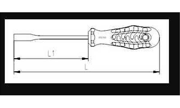 Lokma Ulu Tornavida 8 mm (zelta)
