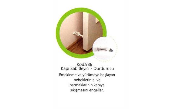 Baby Beyaz Plastik Kap Sabitleyici (Gzel Hrdavat )