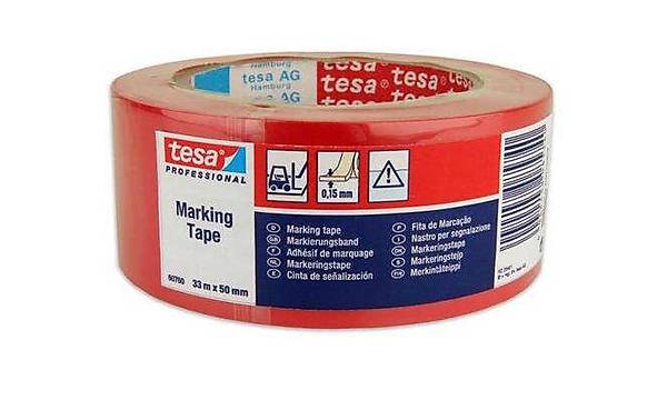60760 aret Band 33X50 Krmz (Tesa)