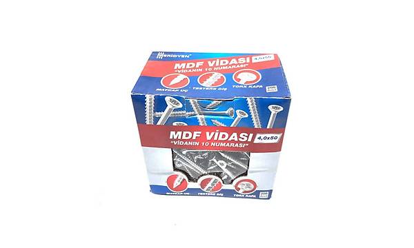 Ahap Mdf Vidas 4x50 (200 Adet) (Meridyen)