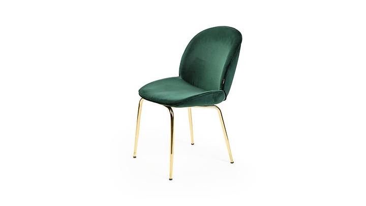 Elit Sandalye Krom Gold