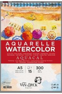 Van Dyck Sulu Boya Blok Aquacal İnce Dokulu Cldpres A5+üst Sprl S.by Blk 15 YP