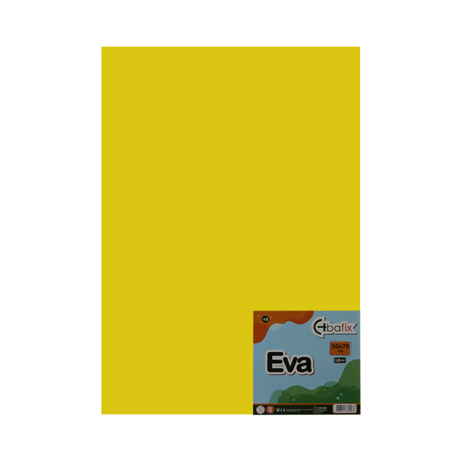 Bafix Eva Düz Renk 50x70 Sarı-10-PKT