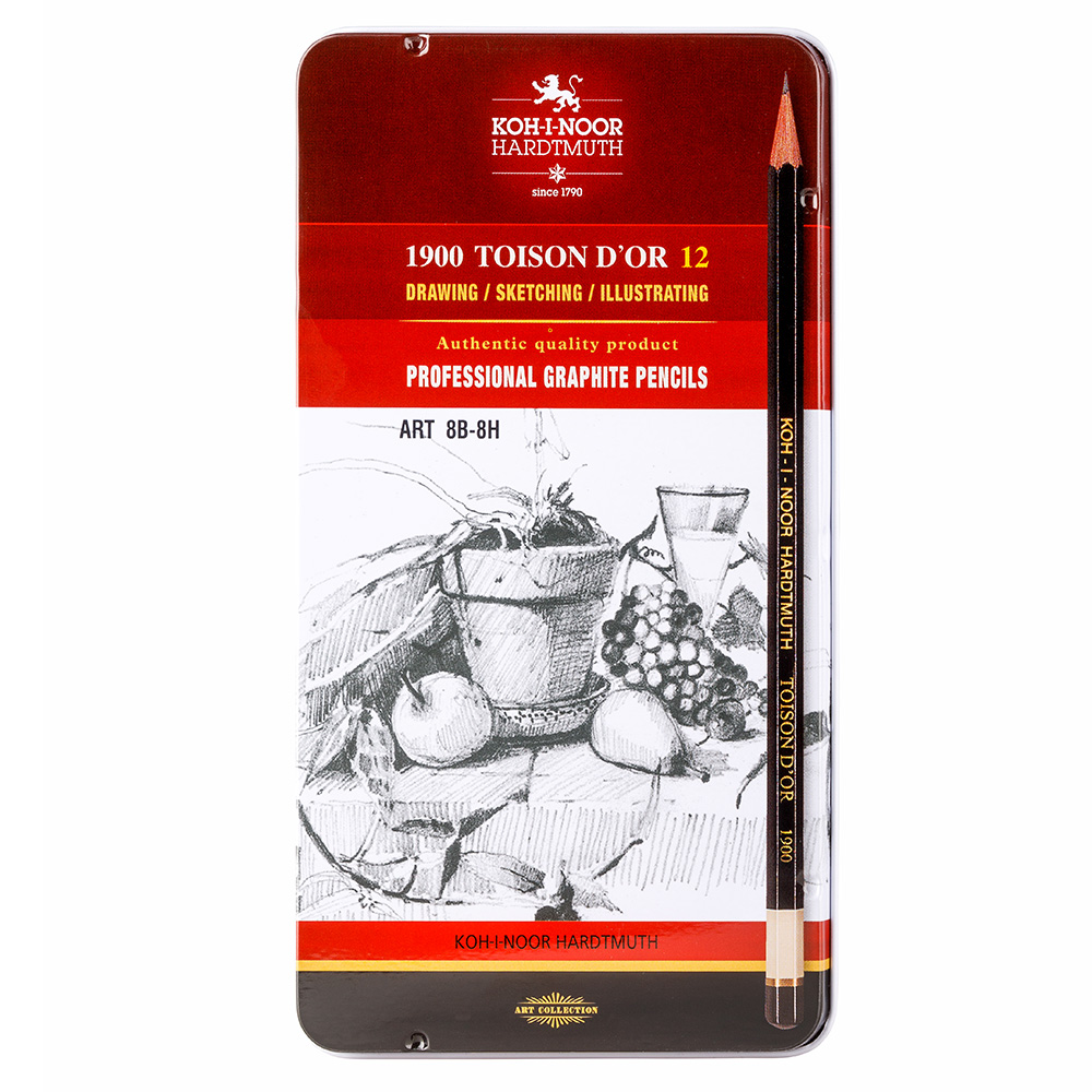 Koh-I Noor Set Of Gaphite Pencils (12 li) 1902 12