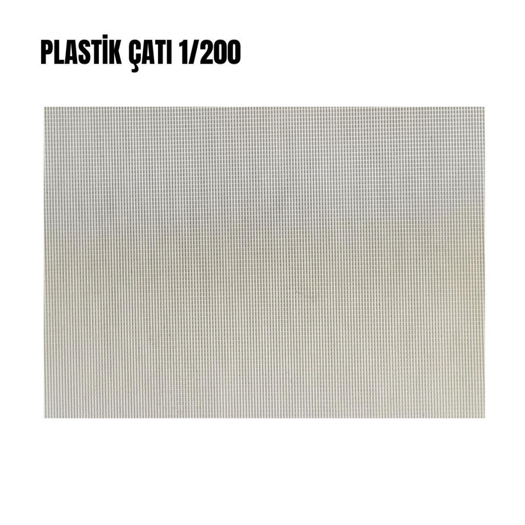 Jordania Plastik Çatı Beyaz 1/100 A4 JE11-1100