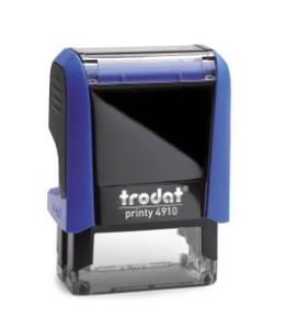 Trodat Standart Kaşe Otomatik 26x09 Karışık Kasa Mavi Keçe 4910