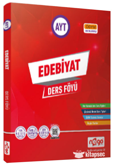 NEGO AYT EDEBİYAT KONU ANLATIM FÖYÜ
