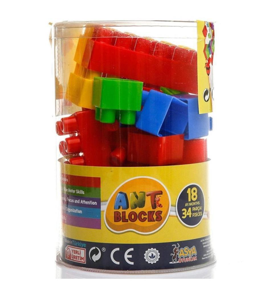 Asya Oyuncak Ant Blocks 34 Parça ANT034