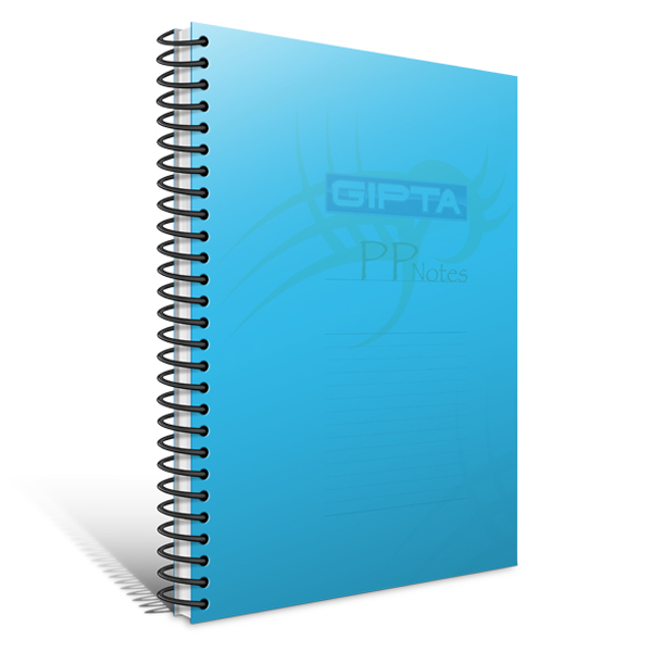 Gıpta Spiralli Defter Eko Plastik Kapak Çizgili 100 YP A4 3-2032000-2012--12 li